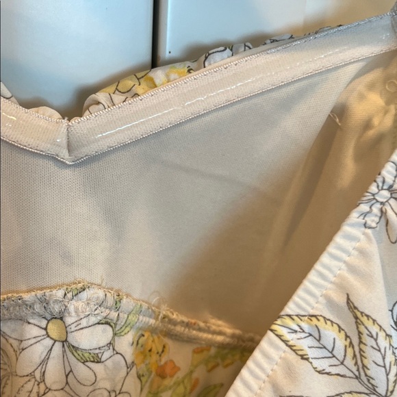 MADDEN NYC Beige Floral Mini Dress XS - Picture 5 of 6